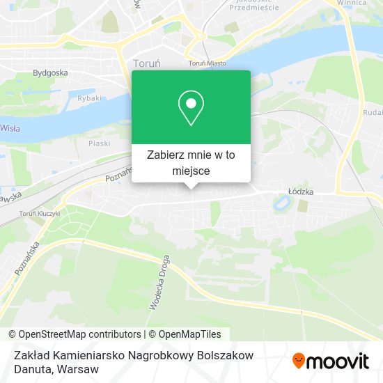 Mapa Zakład Kamieniarsko Nagrobkowy Bolszakow Danuta