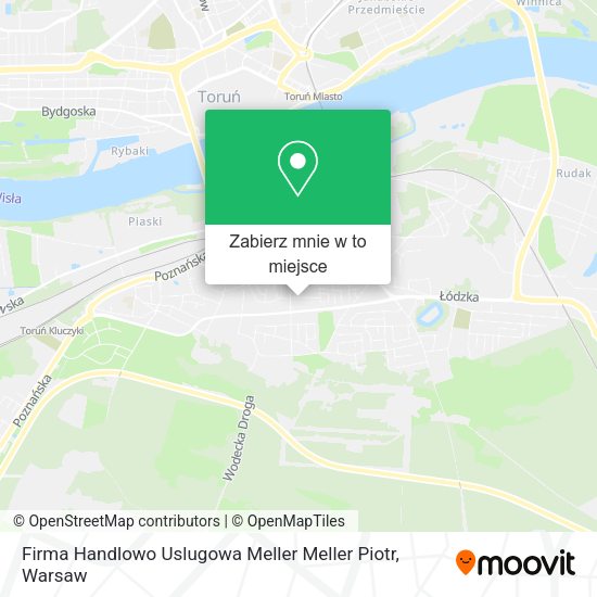 Mapa Firma Handlowo Uslugowa Meller Meller Piotr