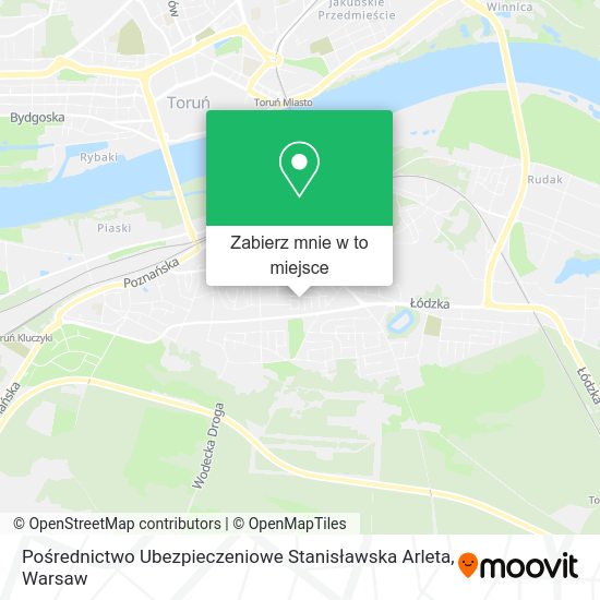 Mapa Pośrednictwo Ubezpieczeniowe Stanisławska Arleta