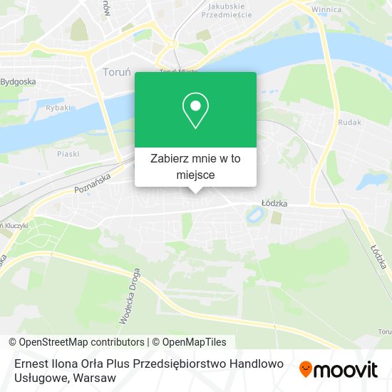 Mapa Ernest Ilona Orła Plus Przedsiębiorstwo Handlowo Usługowe