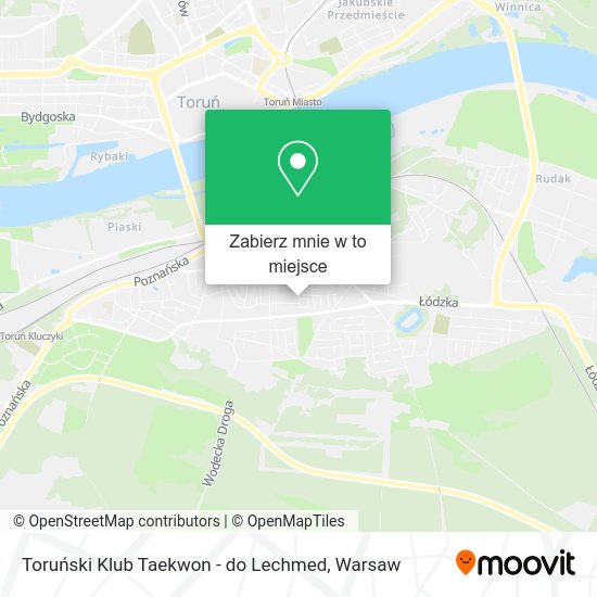 Mapa Toruński Klub Taekwon - do Lechmed