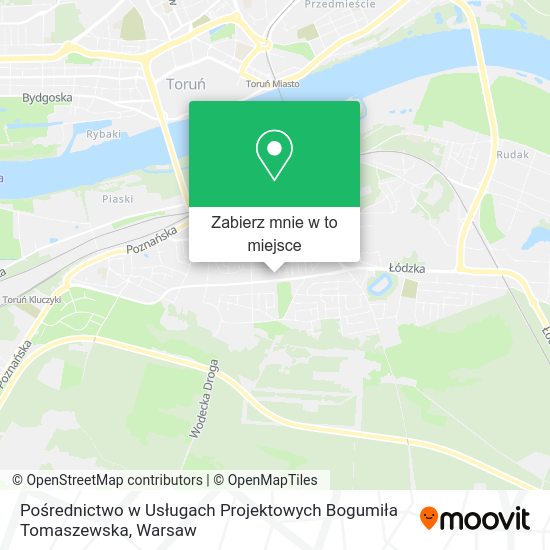 Mapa Pośrednictwo w Usługach Projektowych Bogumiła Tomaszewska