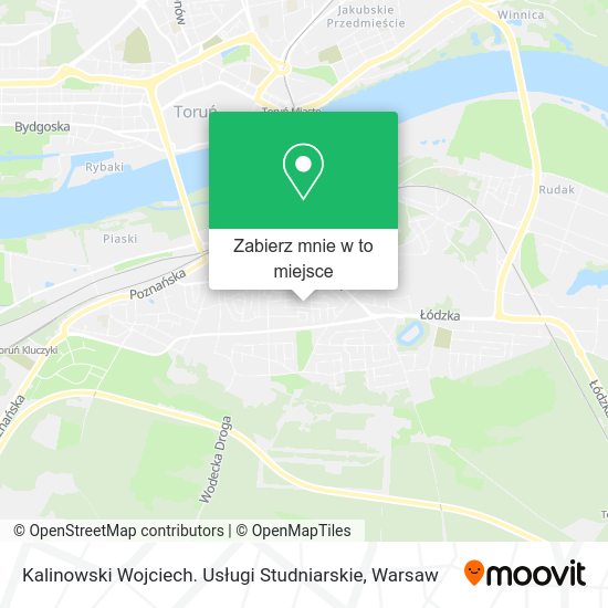 Mapa Kalinowski Wojciech. Usługi Studniarskie