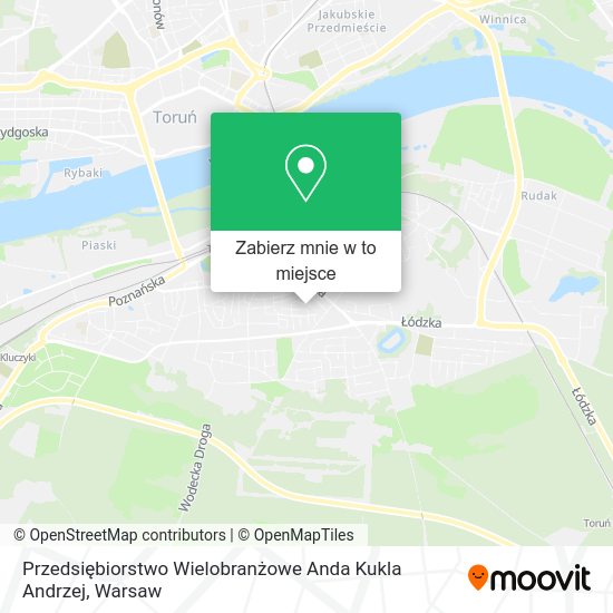 Mapa Przedsiębiorstwo Wielobranżowe Anda Kukla Andrzej