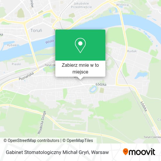 Mapa Gabinet Stomatologiczny Michał Gryń