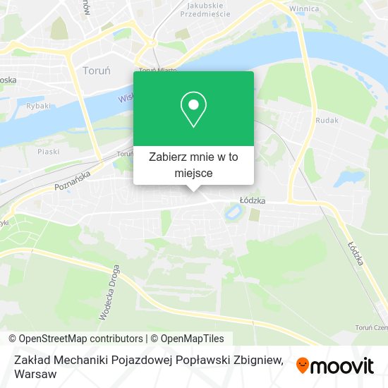 Mapa Zakład Mechaniki Pojazdowej Popławski Zbigniew