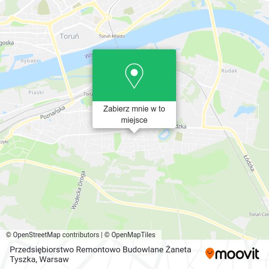 Mapa Przedsiębiorstwo Remontowo Budowlane Żaneta Tyszka