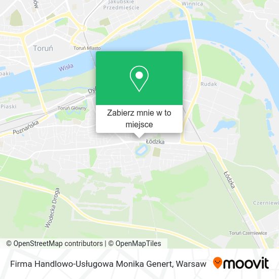 Mapa Firma Handlowo-Usługowa Monika Genert