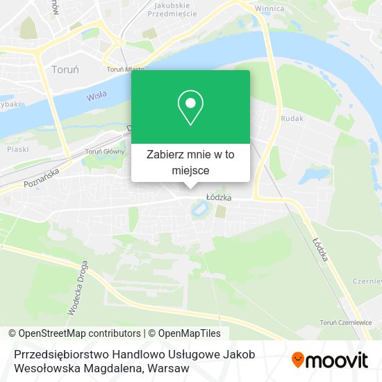 Mapa Prrzedsiębiorstwo Handlowo Usługowe Jakob Wesołowska Magdalena