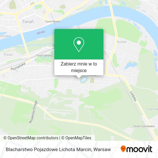 Mapa Blacharstwo Pojazdowe Lichota Marcin