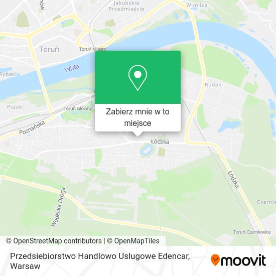 Mapa Przedsiebiorstwo Handlowo Uslugowe Edencar