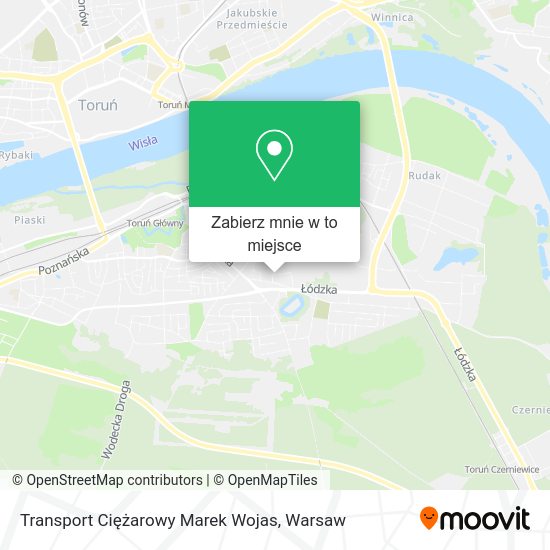 Mapa Transport Ciężarowy Marek Wojas