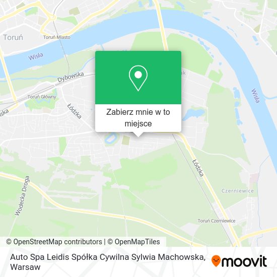 Mapa Auto Spa Leidis Spółka Cywilna Sylwia Machowska