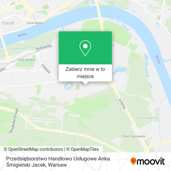 Mapa Przedsiębiorstwo Handlowo Usługowe Anka Śmigielski Jacek