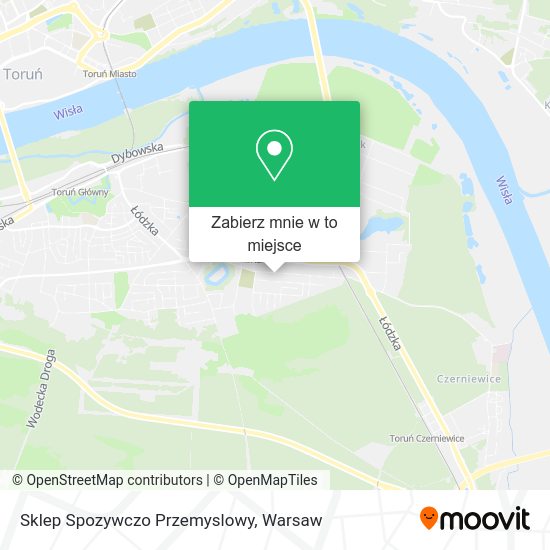 Mapa Sklep Spozywczo Przemyslowy