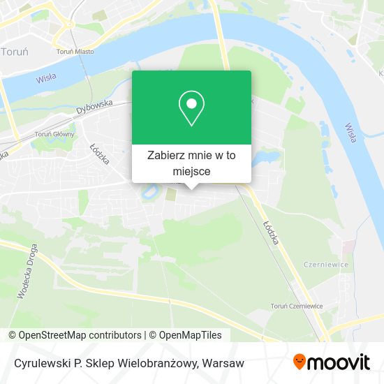 Mapa Cyrulewski P. Sklep Wielobranżowy