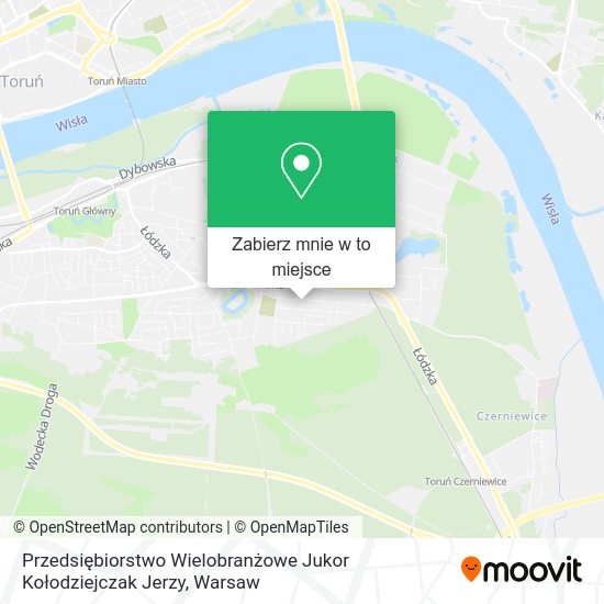 Mapa Przedsiębiorstwo Wielobranżowe Jukor Kołodziejczak Jerzy