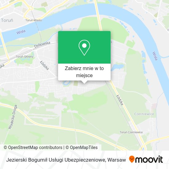 Mapa Jezierski Bogumił Usługi Ubezpieczeniowe