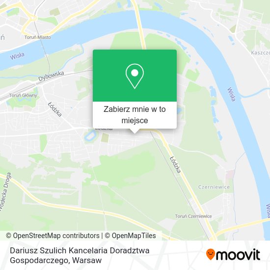 Mapa Dariusz Szulich Kancelaria Doradztwa Gospodarczego