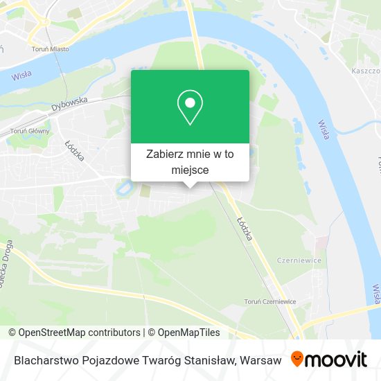 Mapa Blacharstwo Pojazdowe Twaróg Stanisław