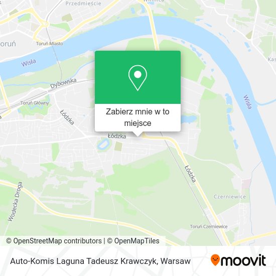 Mapa Auto-Komis Laguna Tadeusz Krawczyk