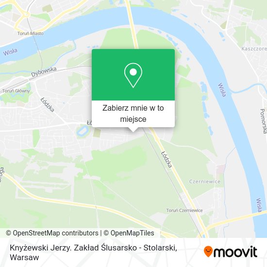 Mapa Knyżewski Jerzy. Zakład Ślusarsko - Stolarski