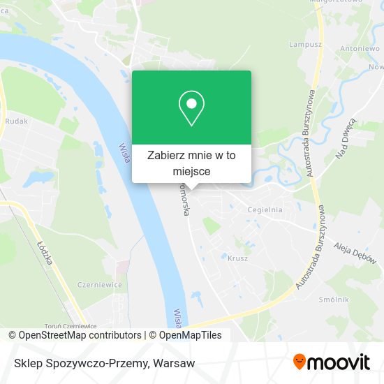 Mapa Sklep Spozywczo-Przemy