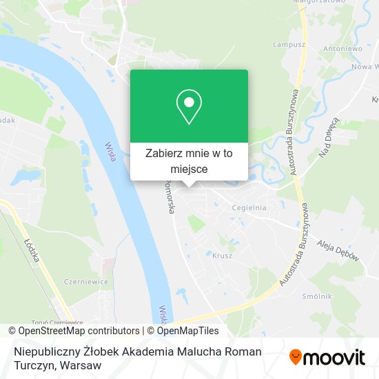 Mapa Niepubliczny Żłobek Akademia Malucha Roman Turczyn