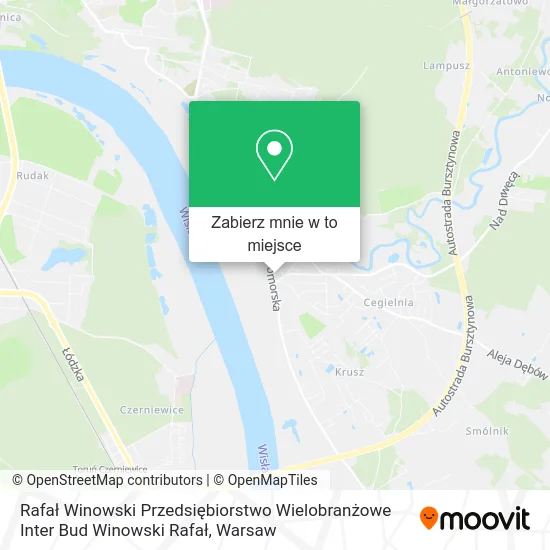 Mapa Rafał Winowski Przedsiębiorstwo Wielobranżowe Inter Bud Winowski Rafał