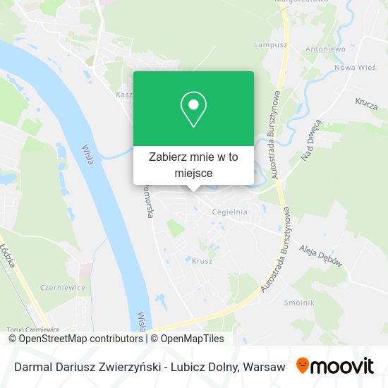 Mapa Darmal Dariusz Zwierzyński - Lubicz Dolny