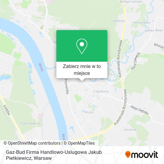 Mapa Gaz-Bud Firma Handlowo-Uslugowa Jakub Pietkiewicz