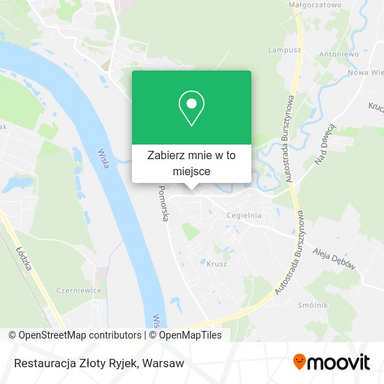 Mapa Restauracja Złoty Ryjek