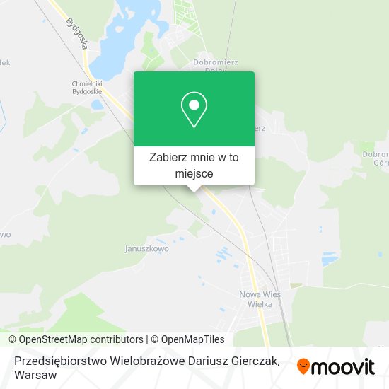 Mapa Przedsiębiorstwo Wielobrażowe Dariusz Gierczak