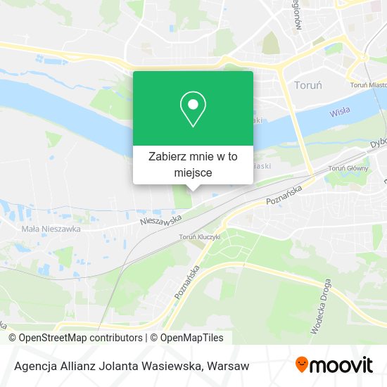 Mapa Agencja Allianz Jolanta Wasiewska