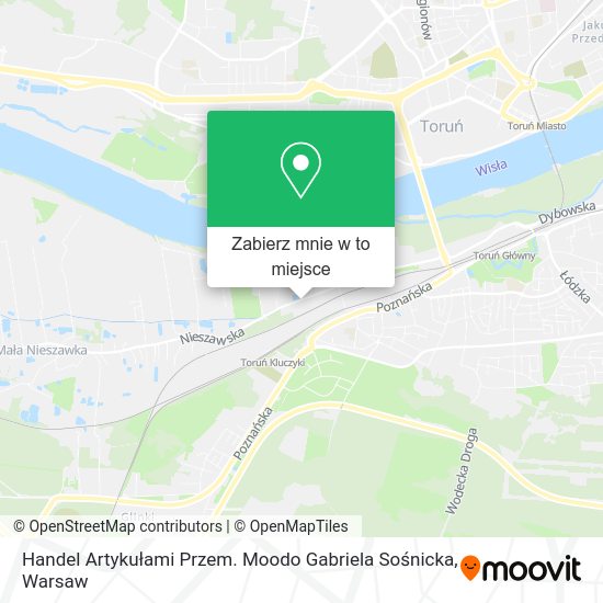 Mapa Handel Artykułami Przem. Moodo Gabriela Sośnicka