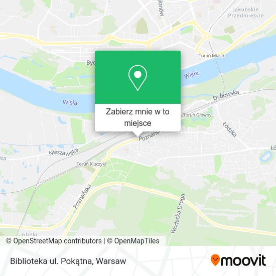 Mapa Biblioteka ul. Pokątna