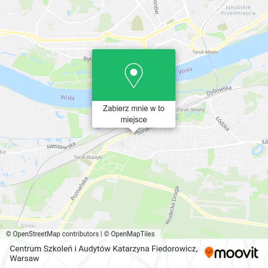 Mapa Centrum Szkoleń i Audytów Katarzyna Fiedorowicz