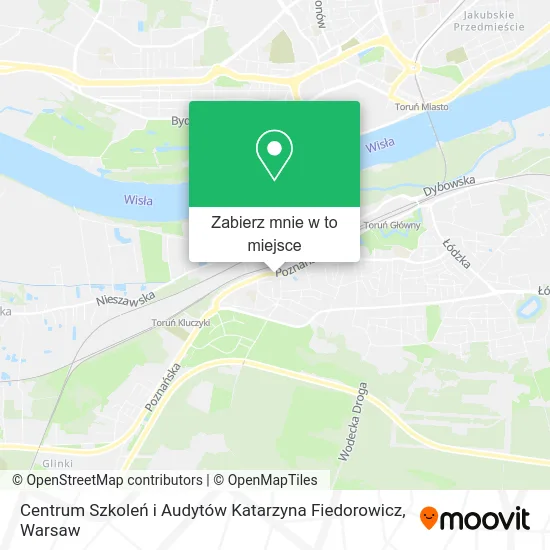 Mapa Centrum Szkoleń i Audytów Katarzyna Fiedorowicz