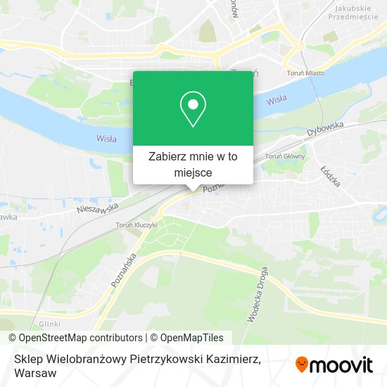 Mapa Sklep Wielobranżowy Pietrzykowski Kazimierz