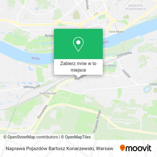 Mapa Naprawa Pojazdów Bartosz Konarzewski