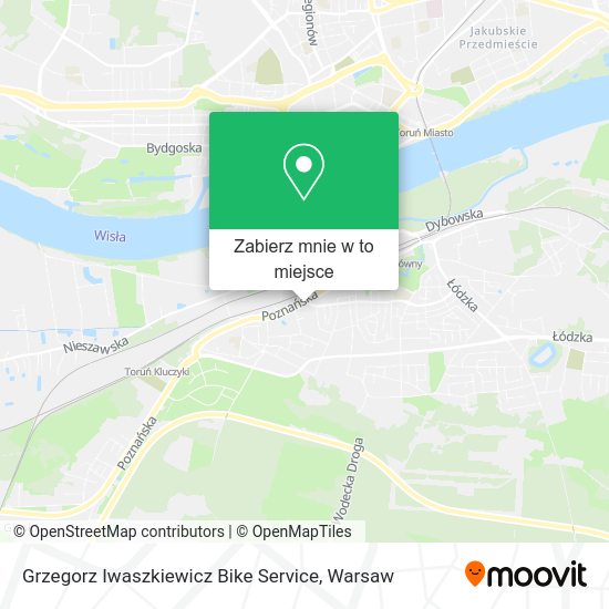 Mapa Grzegorz Iwaszkiewicz Bike Service