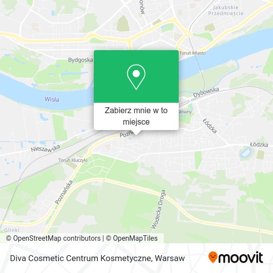 Mapa Diva Cosmetic Centrum Kosmetyczne