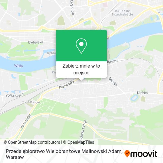 Mapa Przedsiębiorstwo Wielobranżowe Malinowski Adam