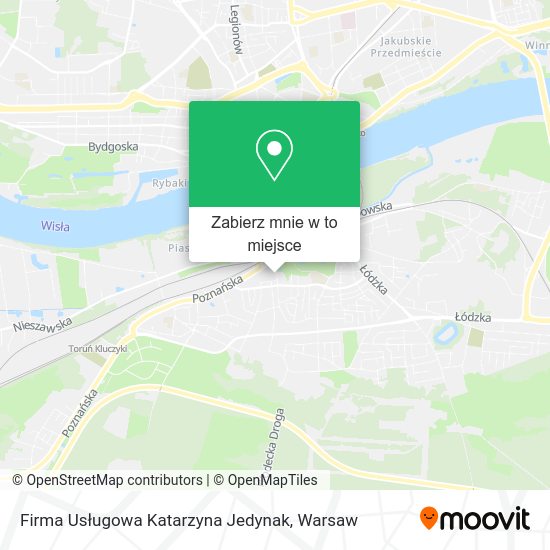 Mapa Firma Usługowa Katarzyna Jedynak