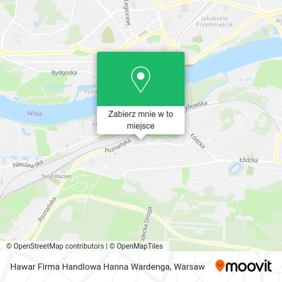 Mapa Hawar Firma Handlowa Hanna Wardenga