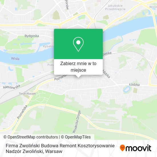 Mapa Firma Zwoliński Budowa Remont Kosztorysowanie Nadzór Zwoliński