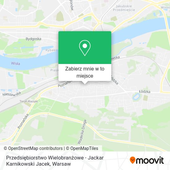 Mapa Przedsiębiorstwo Wielobranżowe - Jackar Karnikowski Jacek