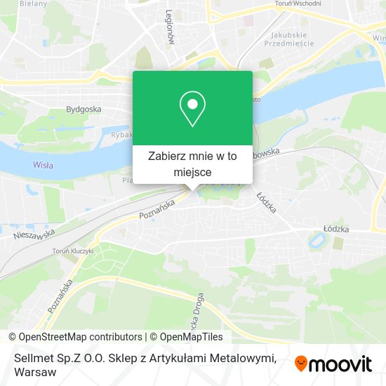 Mapa Sellmet Sp.Z O.O. Sklep z Artykułami Metalowymi