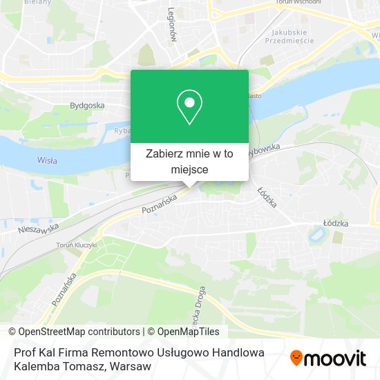 Mapa Prof Kal Firma Remontowo Usługowo Handlowa Kalemba Tomasz