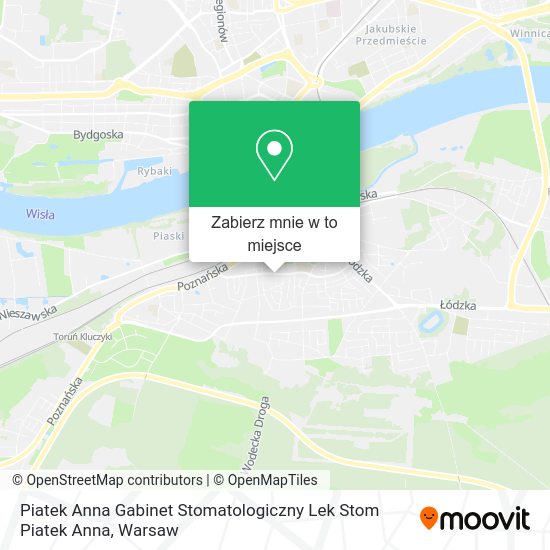 Mapa Piatek Anna Gabinet Stomatologiczny Lek Stom Piatek Anna